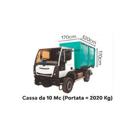 Camioncino cassa da 10 Mc